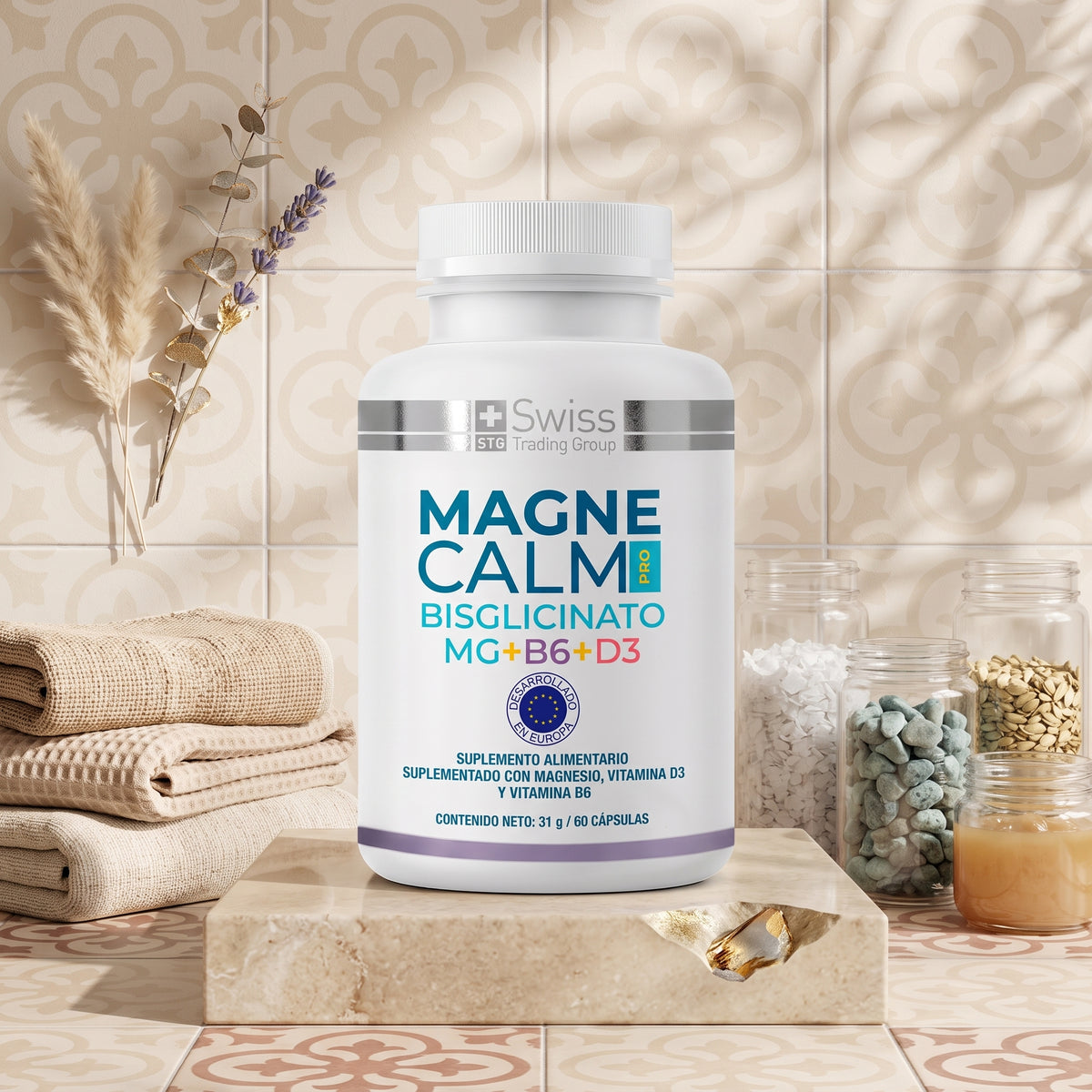 MagneCalm Pro magnesio para antiestrés y relajación